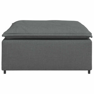 Modulares Sofa Fußhocker Modul Dunkelgrau