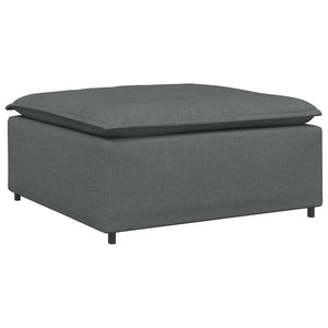 Modulares Sofa Fußhocker Modul Dunkelgrau