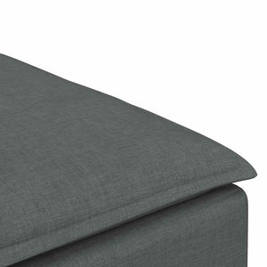 Modulares Sofa Fußhocker Modul Dunkelgrau
