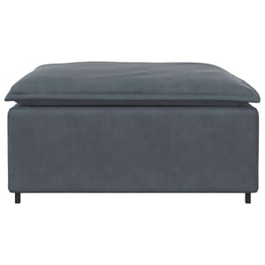 Modulares Sofa Fußhocker Dunkelgrau 100x100
