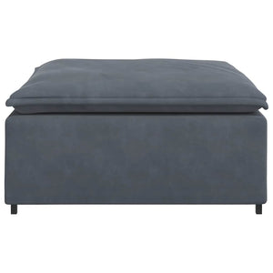 Modulares Sofa Fußhocker Dunkelgrau 100x100