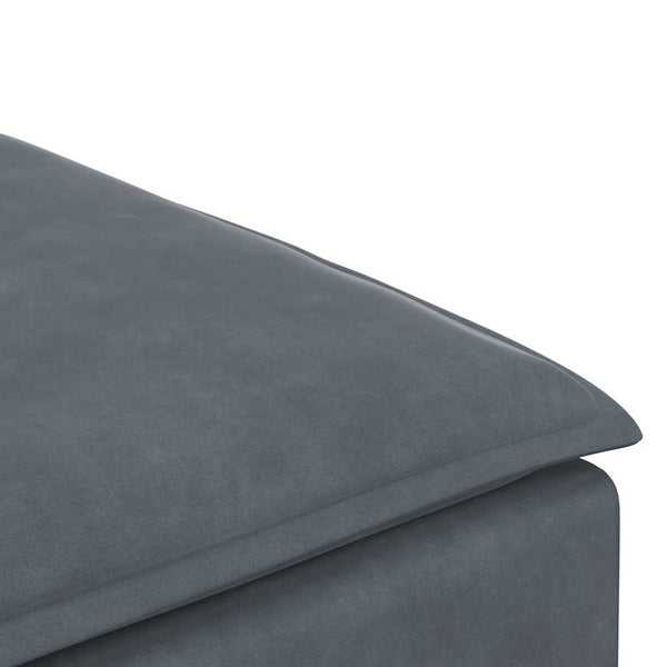 Modulares Sofa Fußhocker Dunkelgrau 100x100