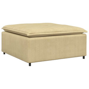 Modulares Sofa Fußhocker Modul Graugrün