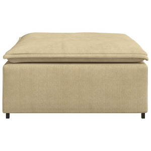 Modulares Sofa Fußhocker Modul Graugrün