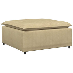 Modulares Sofa Fußhocker Modul Graugrün