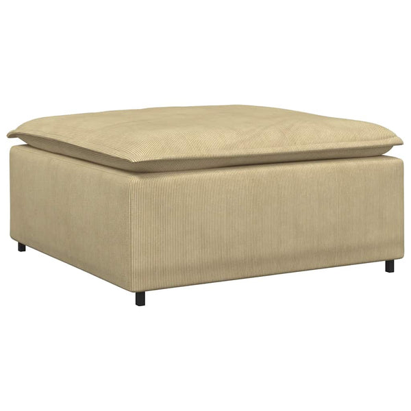 Modulares Sofa Fußhocker Modul Graugrün