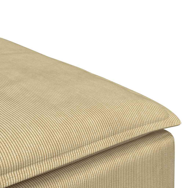 Modulares Sofa Fußhocker Modul Graugrün