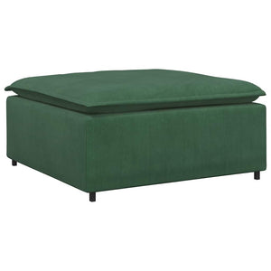 Modulares Sofa Fußhocker Modul Dunkelgrün