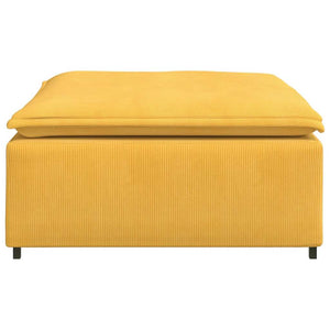 Modulares Sofa Fußhocker Modul Hellgelb