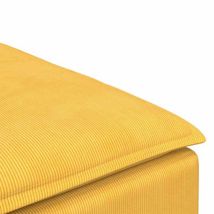 Modulares Sofa Fußhocker Modul Hellgelb