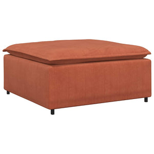 Modulares Sofa Fußhocker Rot Orange