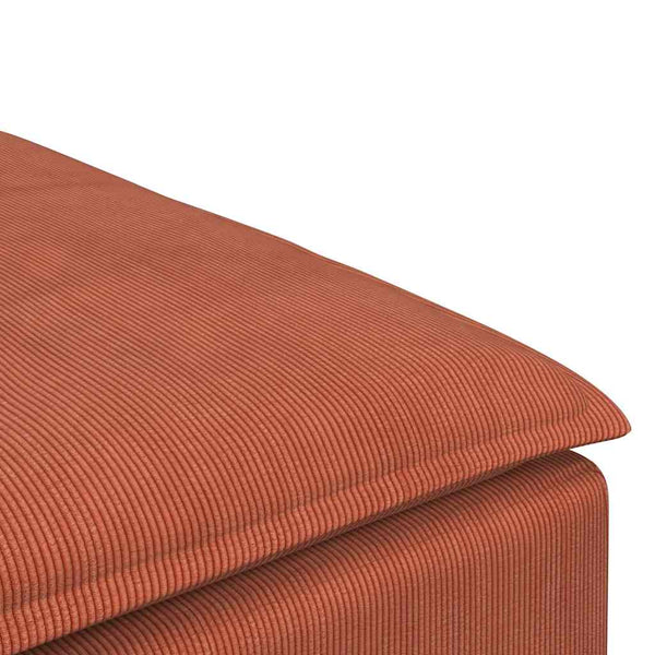 Modulares Sofa Fußhocker Rot Orange