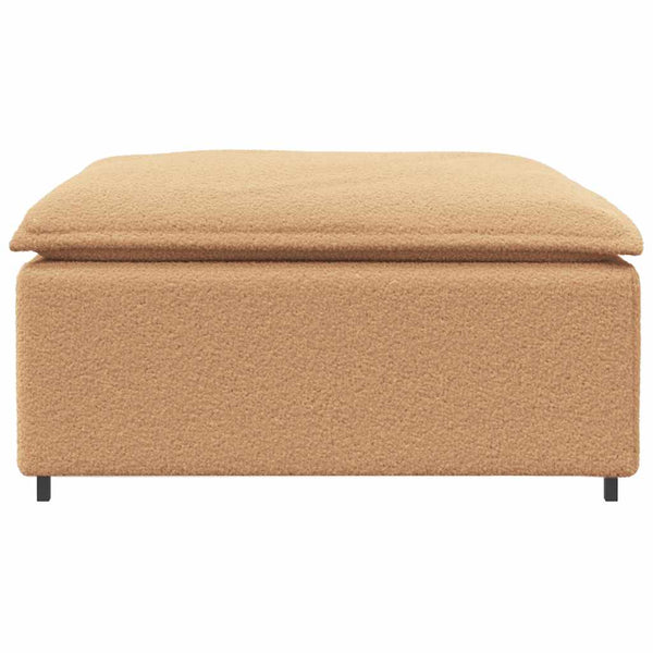 Beige Modulares Sofa Fußhocker Modul 100x100