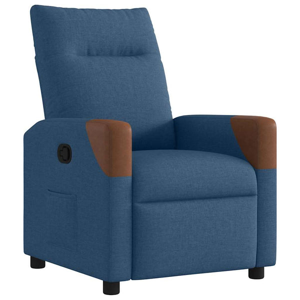 Blauer Relaxsessel Stoff