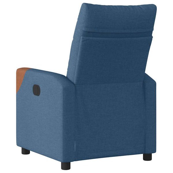 Blauer Relaxsessel Stoff