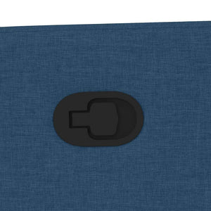 Massagesessel Blau Stoff Relaxsessel