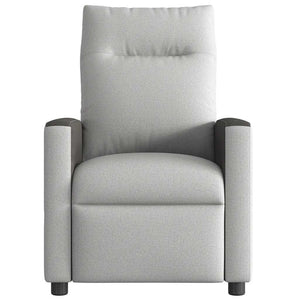 vidaXL Recliner Cloud Grey Fabric