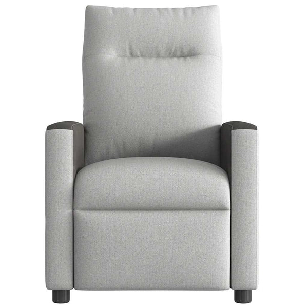 vidaXL Recliner Cloud Grey Fabric