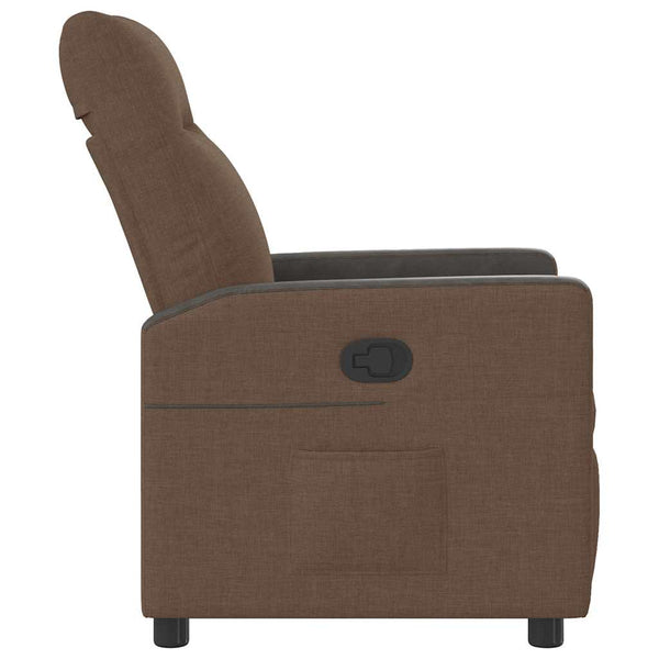 Relaxsessel Braun Stoff