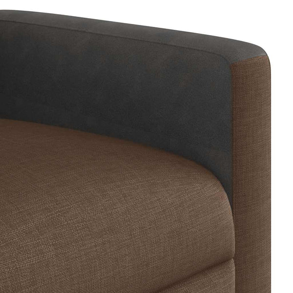 Relaxsessel Braun Stoff