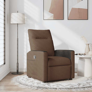 Relaxsessel Braun Stoff