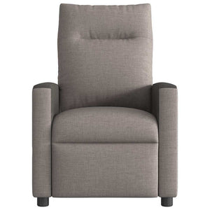 Massagesessel Taupe Stoff