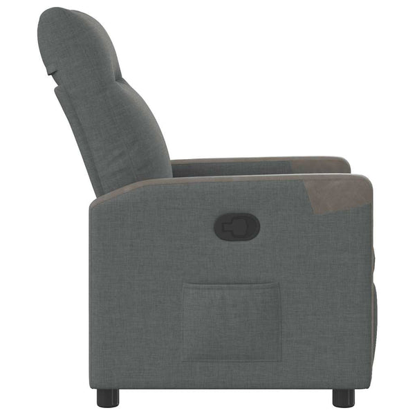 Relaxsessel Dunkelgrau Stoff