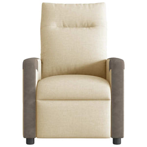 Relaxsessel Creme Stoff