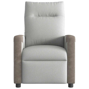 Massagesessel Wolkengrau Stoff