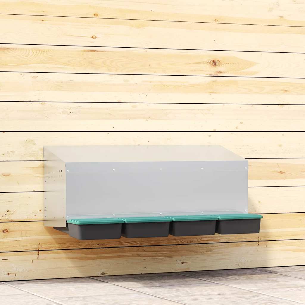 Hühner Nistkasten mit 4 Fächern
