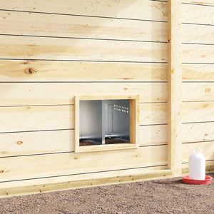 vidaXL Nichoir de poules 2 compartiments avec pieds Acier galvanisé