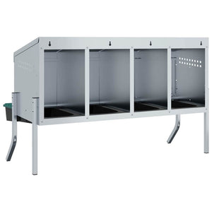Hühner-Nistkasten mit 4 Fächern
