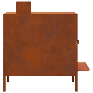 Cortenstahl Gartenofen 35x50x60 cm