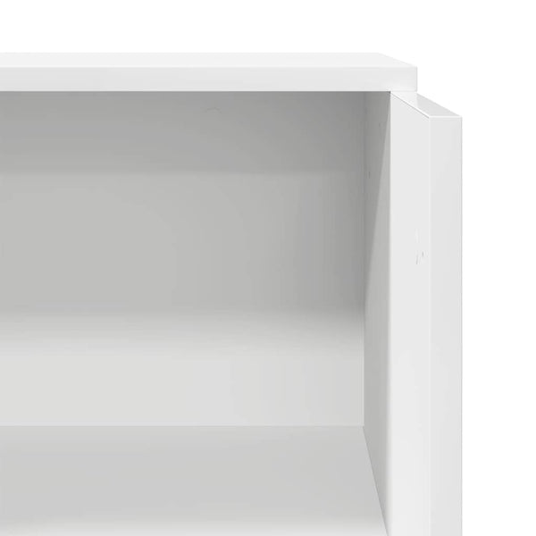 vidaXL Comptoir de réception blanc 55 x 50 x 103,5 cm Bois d'ingénierie