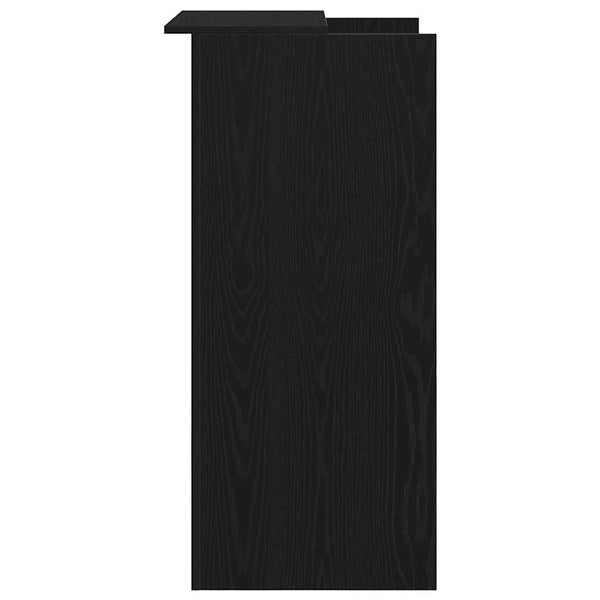Schwarze Empfangstheke 55x50x103,5 cm