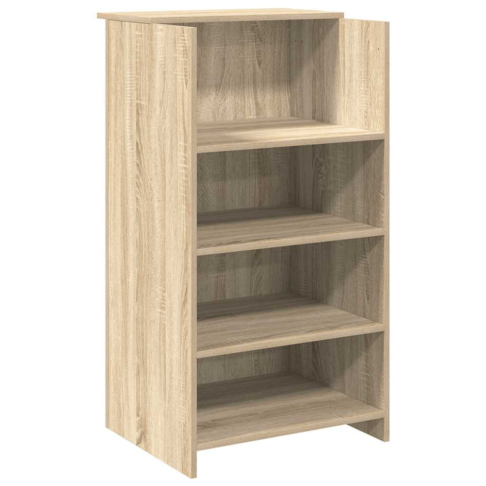 vidaXL Reception Counter Sonoma Oak 55 x 50 x 103.5 cm Engineered Wood