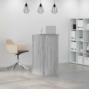 Empfangstheke Grau Sonoma 55x50x103,5 cm