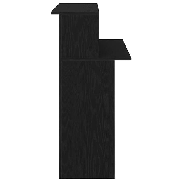 Schwarze Empfangstheke 100 cm