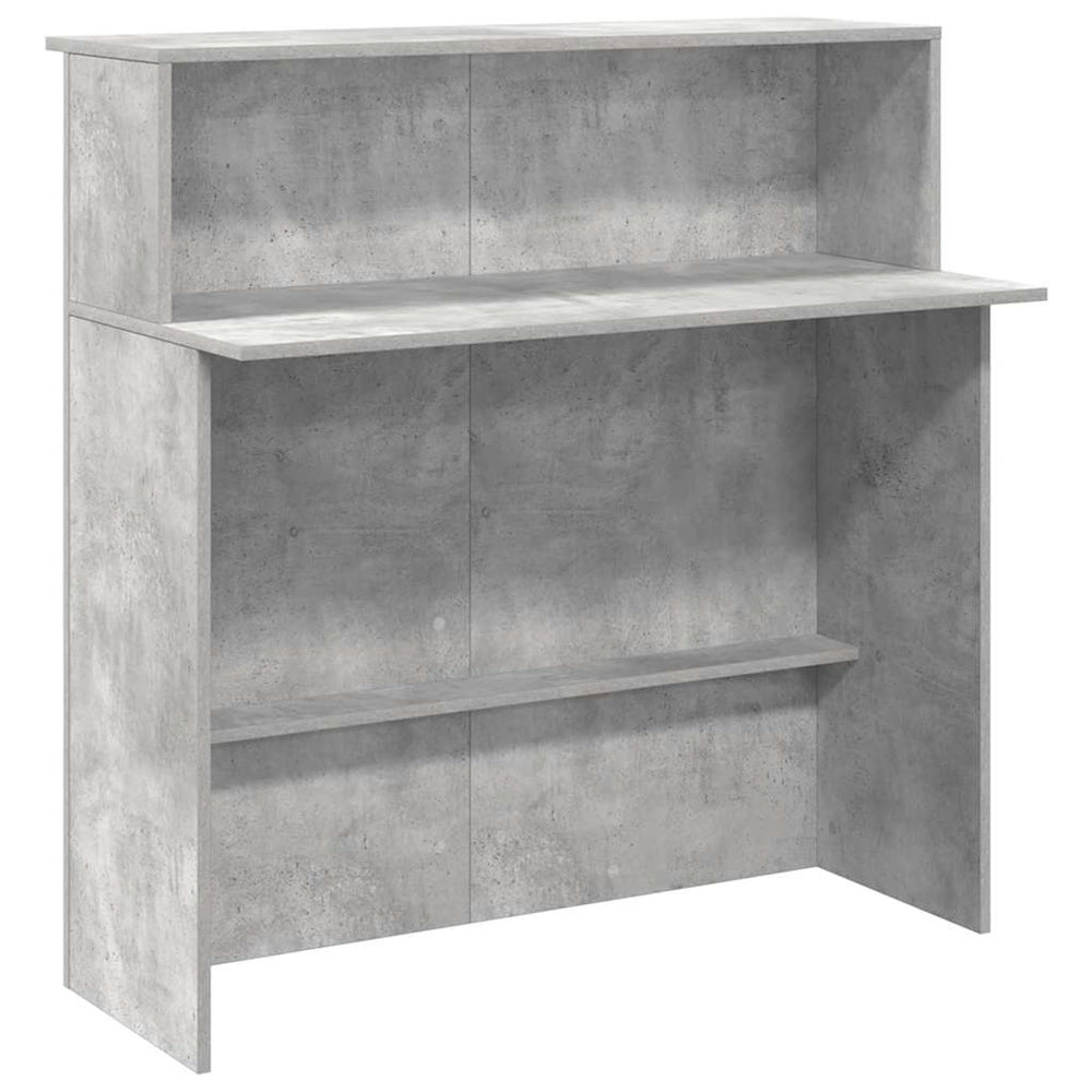 Empfangstheke Betongrau 100 cm