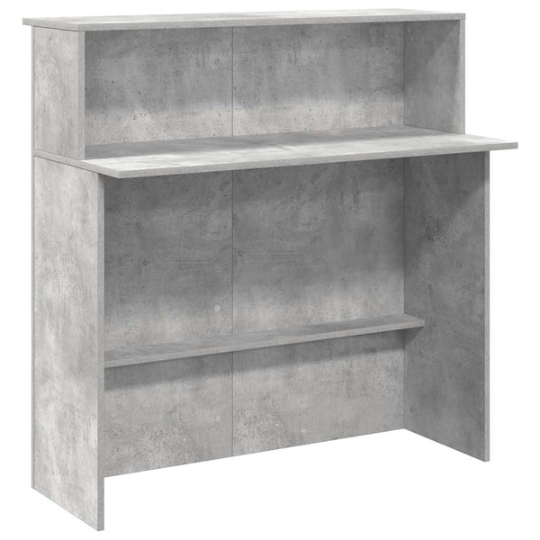 Empfangstheke Betongrau 100 cm