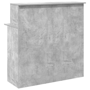 Empfangstheke Betongrau 100 cm