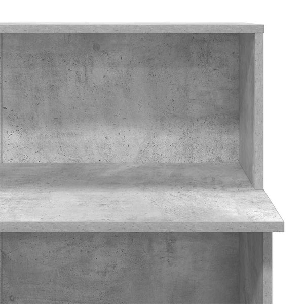 Empfangstheke Betongrau 100 cm