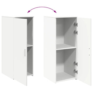 Weißer Lagerschrank 40x45x103,5 cm