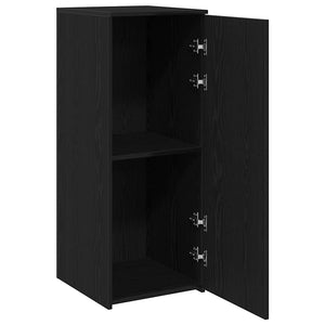 Schwarzer Lagerschrank, 40x45x103,5 cm
