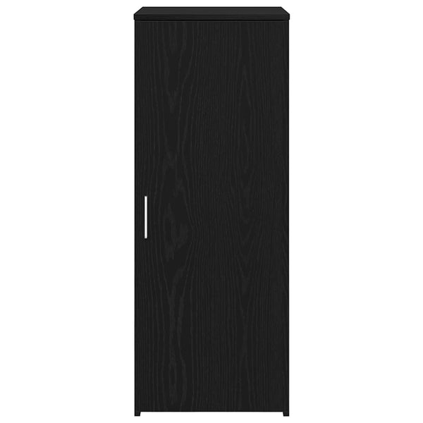 Schwarzer Lagerschrank, 40x45x103,5 cm
