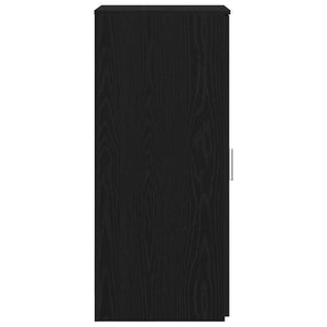 Schwarzer Lagerschrank, 40x45x103,5 cm
