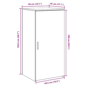 Lagerschrank Räuchereiche 50x45x103,5 cm