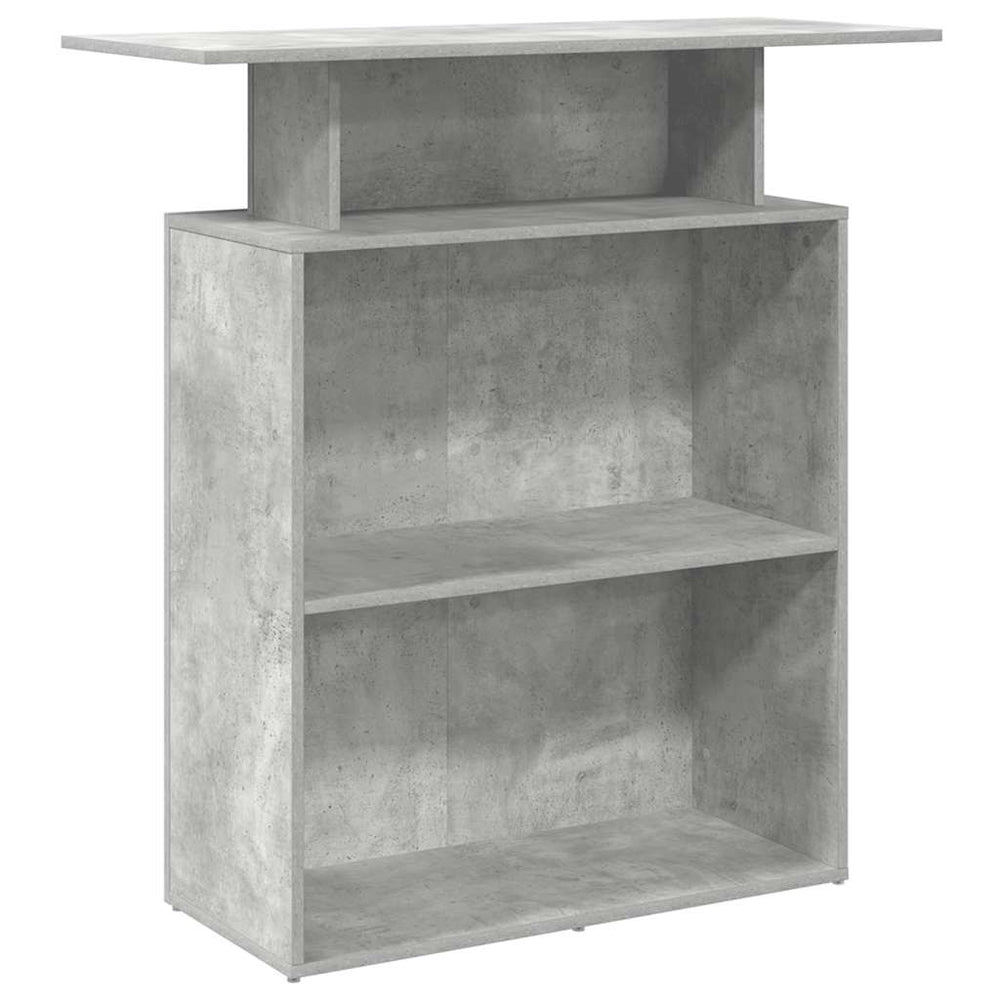 Empfangstheke Betongrau 100x40x104 cm