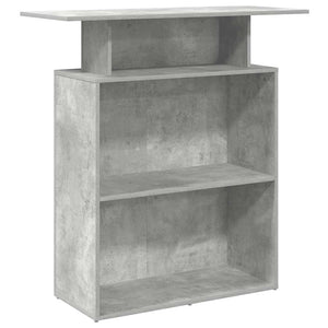 Empfangstheke Betongrau 100x40x104 cm