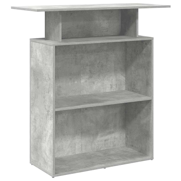 Empfangstheke Betongrau 100x40x104 cm